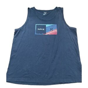 Hurley Muscle T-Shirt Sleeves Vintage Graphic Size XL